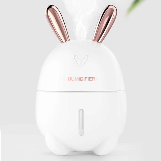 网红萌兔子夜灯加湿器  家用静音大雾卧室办公室车载 商品图3
