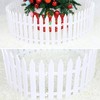 *圣诞树围栏 圣诞节装饰栅栏 1.2米/1.6米白色塑料栅栏 场景布置 商品缩略图0