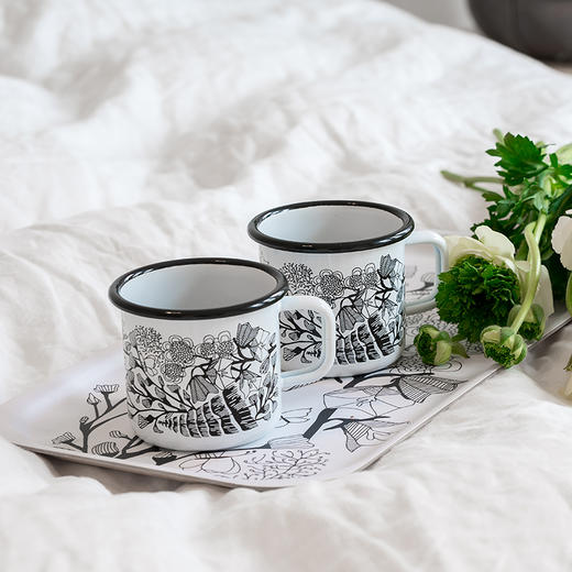 muurla搪瓷杯马克杯 多系列多款 欧洲家居美学典范 复古而童趣十足 芬兰原装进口 250ml 370ml 800ml |百里居 商品图3