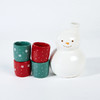 [现代住宅] 新款 韩国 骨瓷 圣诞 雪人瓶+帽子杯 4件套装9CM+14CMJPY带授权招加盟代理 商品缩略图2