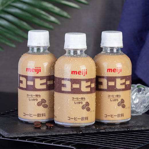 日本进口meiji明治咖啡味牛奶儿童乳味饮料小瓶220ml117570