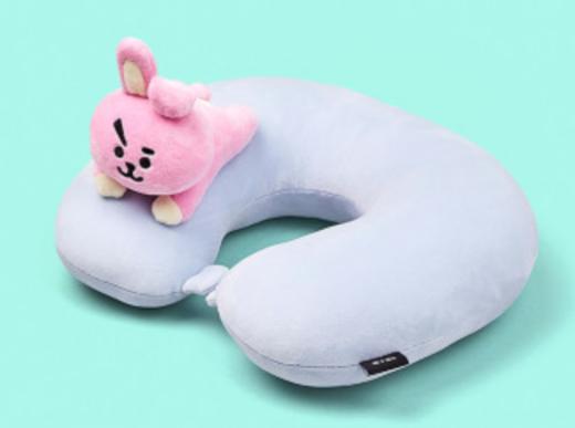 韩国 可爱Line Friends BT21 COOKY娃娃脖子垫JPY带授权招加盟代理 商品图0