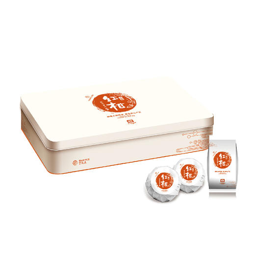 2017年二红柑普洱熟茶铁盒8颗装 商品图0