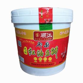 顺江红油豆瓣酱    6kg/桶
