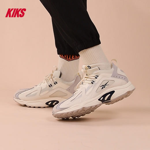 reebok/锐步 经典dmx series1200 米白色 低帮休闲鞋 cn7591