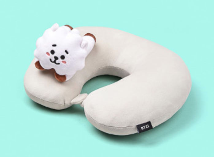 韩国 可爱Line Friends BT21 RJ娃娃脖子颈垫坐垫JPY带授权招加盟代理