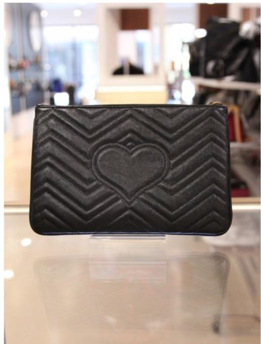 奥莱Gucci GG Mamon皮革手袋（525541 0OLET 1000）JPY带授权招加盟代理 商品图3