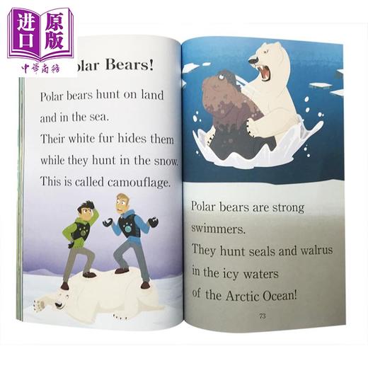 【中商原版】Step Into Reading2：5 Wild Creature Adventures 阅读进阶2级：动物兄弟5个冒险故事 儿童科普 平装 英文原版 3-6岁 商品图1