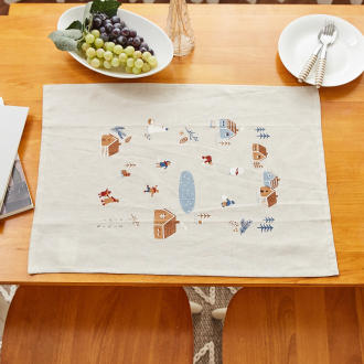 [现代住宅] 新款  餐具垫子 家庭软装饰 亚麻垫子JPY带授权招加盟代理 商品图0