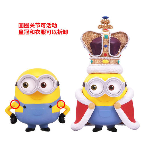 多美卡   613497  合金人偶公仔手办模型神偷奶爸小黄人国王鲍勃 商品图4