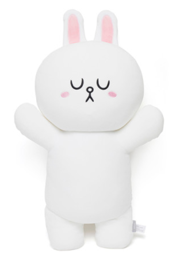 韩国 可爱Line Friends 拥抱我康妮软枕头垫JPY带授权招加盟代理