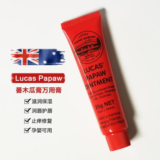 【一般贸易】澳洲Lucas Papaw卢卡氏番木瓜膏25g 商品图0