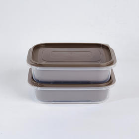 [现代住宅] 新款 韩国 度假公寓保鲜盒 亚克力保鲜盒 1500ml 1+1JPY带授权招加盟代理