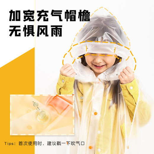 弥鹿mideer儿童斗篷雨衣-你看起来好像很好吃 商品图2