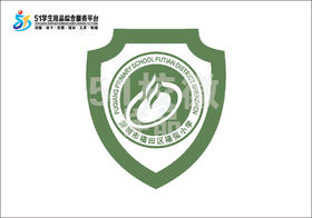 通版深圳市福田区福强小学熨烫校徽礼服布姓名贴章可熨烫现货发51