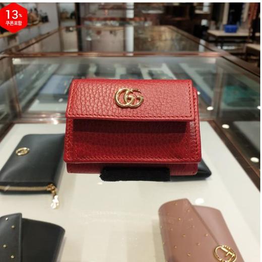 奥莱Gucci GG Mamon迷你半钱包（红色）523277 CAO0G 6433JPY带授权招加盟代理 商品图0