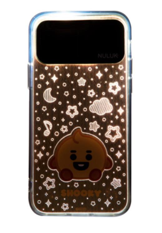 韩国 可爱[iPhone] Line Friends BT21 SHOOKY BABY照明手机壳JPY带授权招加盟代理 商品图1
