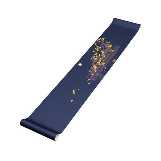 茶香记 茶席轻奢 月下故宫银杏 留香 莲欣 防水面料 双面可用 明丽典雅 商品图4