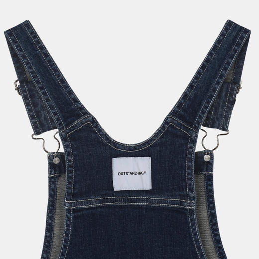 KIDIKIDI [杰出儿童] 儿童 牛仔背带裤 中性休闲裤 韩版牛仔裤JPY带授权招加盟代理 商品图1