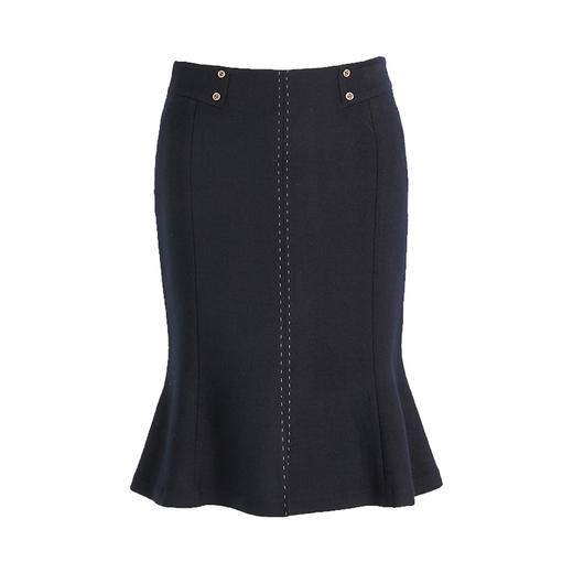 乔万尼小香风精致淑女鱼尾设计精纺羊毛品质高级感半身裙ES4D453 商品图4