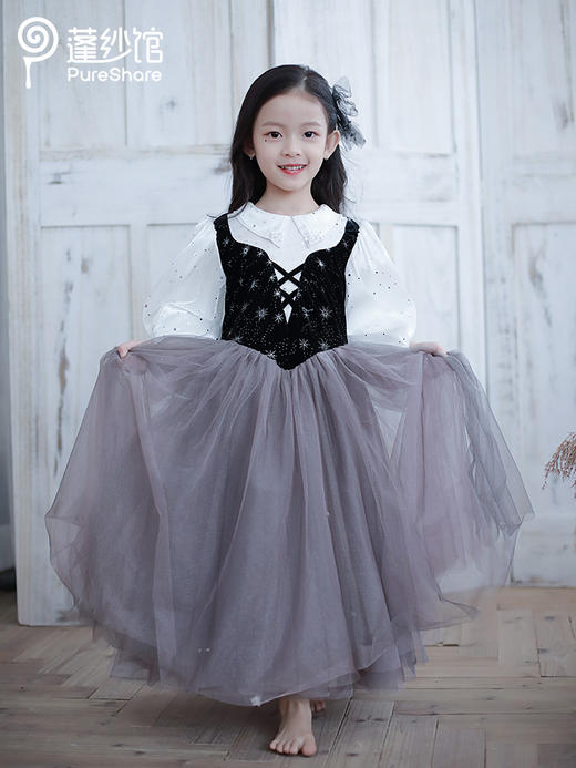 【非质量问题不退换】礼服裙演出-吹泡泡的女孩 商品图1