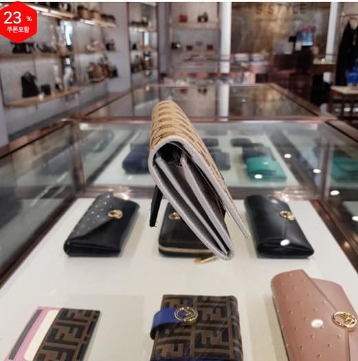 奥莱Gucci 帆布金属条徽标长款钱包（象牙色）244946 KY9IG 977JPY带授权招加盟代理 商品图2