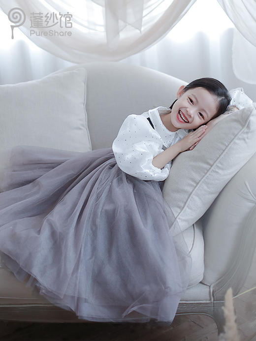 【非质量问题不退换】礼服裙演出-吹泡泡的女孩 商品图2