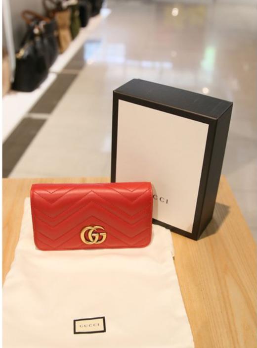 奥莱GUCCI古驰GG Marmont迷你包（488426 DSVRT 6433）JPY带授权招加盟代理 商品图0