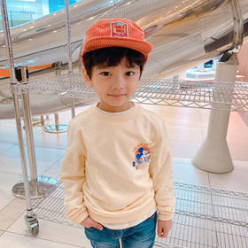 WHOAU男童Retro Name Mickey Man-to-Man_IKMA20SMJPY带授权招加盟代理