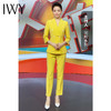 IWY/主持人同款 黄色长袖西装长裤套装CP10223 商品缩略图2