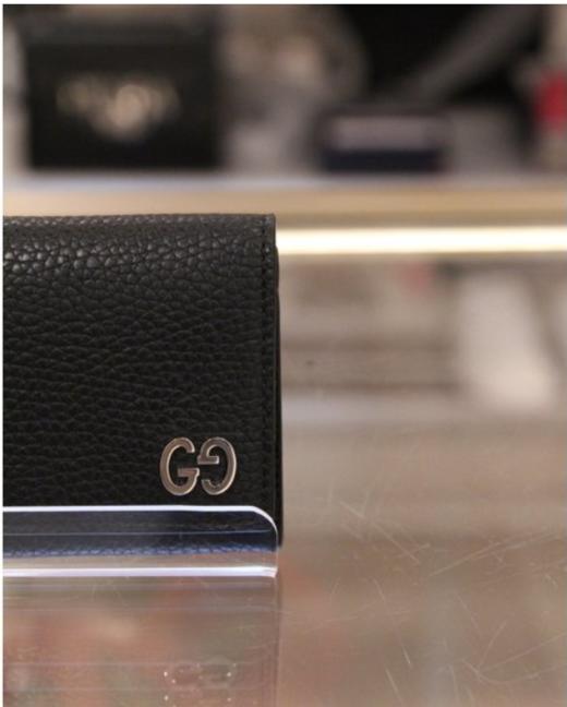 奥莱Gucci GG金属卡片钱包（473923 A7M0N 1000）JPY带授权招加盟代理 商品图1