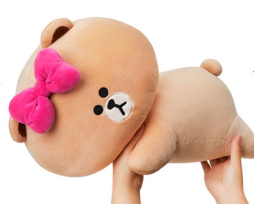 韩国 可爱Line Friends Choco柔软枕头垫（50厘米）JPY带授权招加盟代理 商品图1