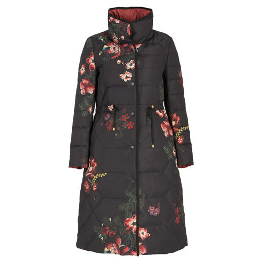 乔万尼华美精致双面穿设计感收腰修身立领保暖防风羽绒服ES4T362 商品图4