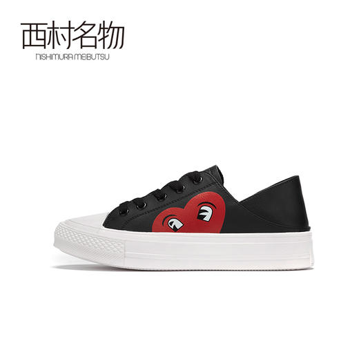 西村名物2020秋季新品网红小白鞋板鞋洋气女港风鞋子女ins潮T20CM31731 商品图1