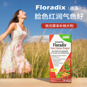 【孕妇补铁】德国floradix铁元片剂84粒