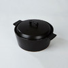 [现代住宅] 新款 万用料理锅 汤锅 粘土耐热锅 20 x 12cm  黑色JPY带授权招加盟代理 商品缩略图1