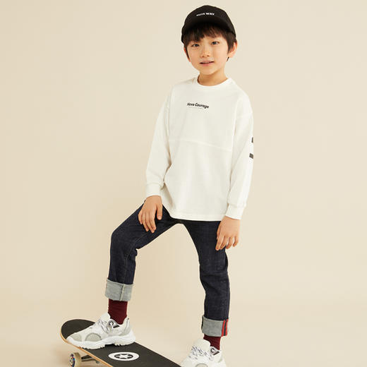 WHOAU男童宽松版型运动衫IKMA20S06 产品代码JPY带授权招加盟代理 商品图1