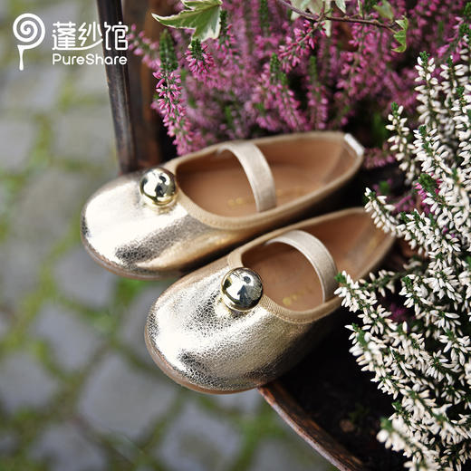 pureshare 女童公主鞋可爱舞蹈鞋软底宝宝大童单鞋-法式闪闪公主鞋 商品图1