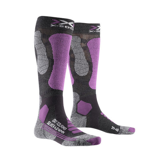 X-SOCKS 银离子巡回者4.0 男女滑雪袜长筒压缩袜SKI TOURING SILVER 4.0 商品图1