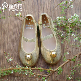 pureshare 女童公主鞋可爱舞蹈鞋软底宝宝大童单鞋-法式闪闪公主鞋