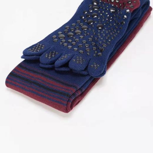 《15送1》华威特秋冬新款全棉长筒瑜伽五指袜 商品图2