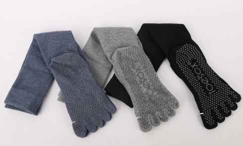 《15送1》华威特秋冬新款全棉长筒瑜伽五指袜 商品图9