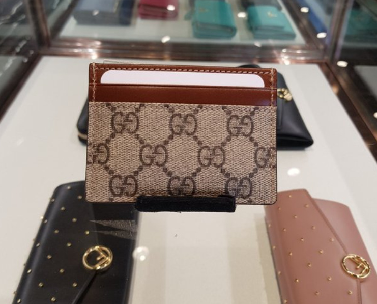 奥莱Gucci GG Supreme卡夹233166 KLQH0 8526JPY带授权招加盟代理