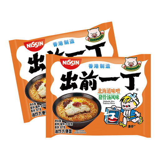 KJ 出前一丁五香牛肉风味油炸方便面（100克） 商品图1