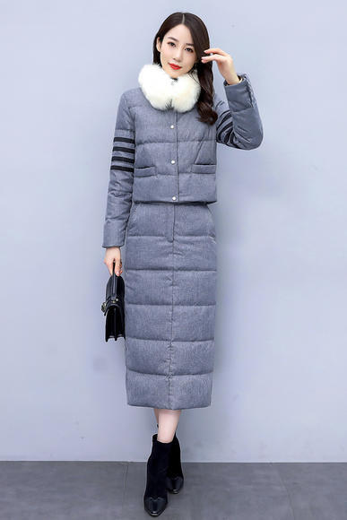 WZNH-BBL3195时尚气质套裙两件套 商品图4