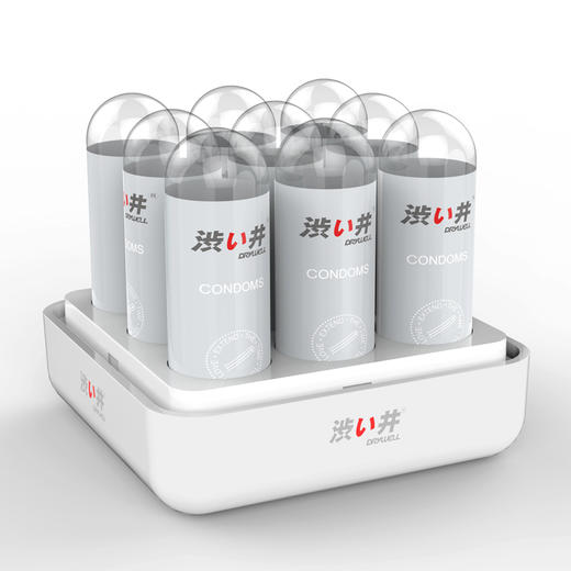 【卖完下架！！】涩井 持时久严时胶囊避孕套 0.03爱持久安全套9只装 商品图0