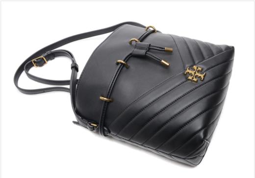 奥莱[Tory Burch] 女士Kira雪佛龙水桶斜挎包（73561_001_20F）JPY带授权招加盟代理 商品图4