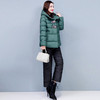 WZNH-ASG2067时尚气质保暖连帽修身羽绒棉棉衣两件套 商品缩略图3