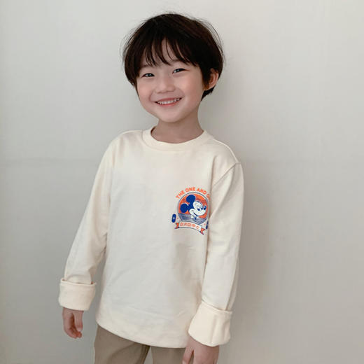 WHOAU男童Retro Name Mickey Man-to-Man_IKMA20SMJPY带授权招加盟代理 商品图2