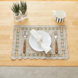 [现代住宅] 新款  餐具垫子 家庭软装饰 亚麻垫子JPY带授权招加盟代理 商品图1